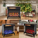 24" Modern Electric Fireplace Three - Sided Glass with Remote and Adjustable Flame - Monsta Online