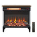 24" Modern Electric Fireplace Three - Sided Glass with Remote and Adjustable Flame - Monsta Online