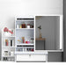 White Light - Up Makeup Vanity with Drawers Sliding LED Mirror and Cushioned Stool - Monsta Online