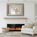 50 Inch Electric Fireplace Insert Wall Mounted with Adjustable Brightness and Remote - Monsta Online