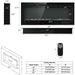 50 Inch Electric Fireplace Insert Wall Mounted with Adjustable Brightness and Remote - Monsta Online