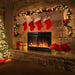 50 Inch Electric Fireplace Insert Wall Mounted with Adjustable Brightness and Remote - Monsta Online