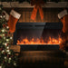 50 Inch Electric Fireplace Insert Wall Mounted with Adjustable Brightness and Remote - Monsta Online