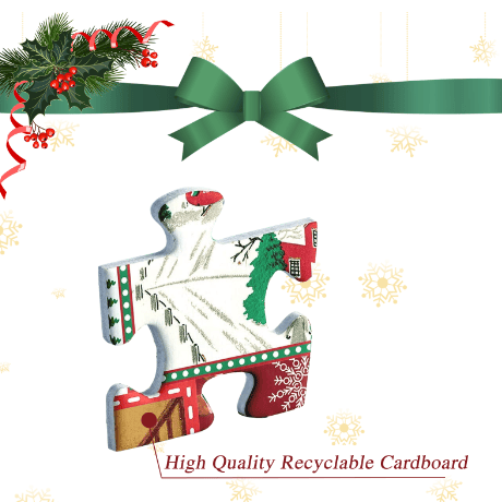 Christmas Countdown Puzzle Advent Calendar with 25 Daily Surprise Pieces - Monsta Online