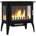 24 Inch Freestanding Electric Fireplace Stove Heater with Realistic Flame - Monsta Online