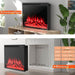 37 Inch Recessed Electric Fireplace Insert with Remote and Flame Settings - Monsta Online