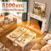 37 Inch Recessed Electric Fireplace Insert with Remote and Flame Settings - Monsta Online