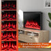 37 Inch Recessed Electric Fireplace Insert with Remote and Flame Settings - Monsta Online
