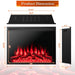 37 Inch Recessed Electric Fireplace Insert with Remote and Flame Settings - Monsta Online