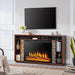 37 Inch Recessed Electric Fireplace Insert with Remote and Flame Settings - Monsta Online