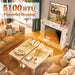 37 Inch Recessed Electric Fireplace Insert with Remote and Flame Settings - Monsta Online