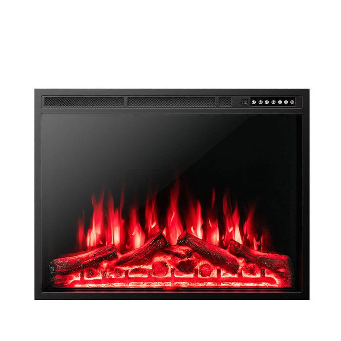 37 Inch Recessed Electric Fireplace Insert with Remote and Flame Settings - Monsta Online