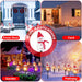 3 - Pack Solar Powered Christmas Snowman Stake Lights, Weatherproof Yard Decor - Monsta Online