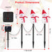 3 - Pack Solar Powered Christmas Snowman Stake Lights, Weatherproof Yard Decor - Monsta Online