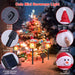 3 - Pack Solar Powered Christmas Snowman Stake Lights, Weatherproof Yard Decor - Monsta Online