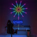 RGB Christmas Firework LED Strip Lights with Music Sync and App Control - Monsta Online