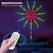 RGB Christmas Firework LED Strip Lights with Music Sync and App Control - Monsta Online