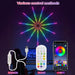 RGB Christmas Firework LED Strip Lights with Music Sync and App Control - Monsta Online