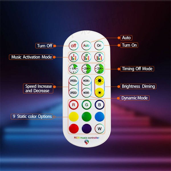 RGB Christmas Firework LED Strip Lights with Music Sync and App Control - Monsta Online