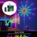 RGB Christmas Firework LED Strip Lights with Music Sync and App Control - Monsta Online
