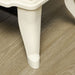 17 Inch Freestanding Electric Fireplace Heater with Realistic Flame Beige - Monsta Online