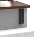 White Vanity Desk with Flip - up LED Mirror, 10 Drawers and Stool - Monsta Online