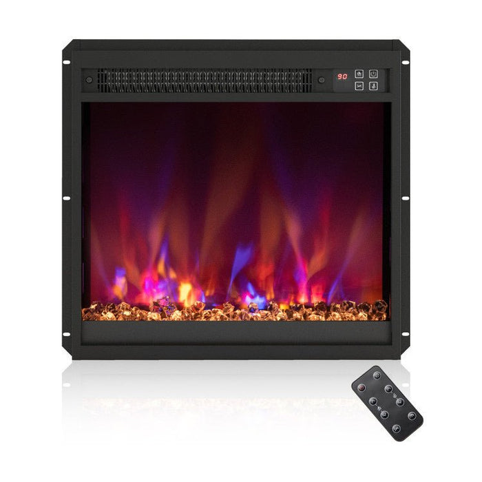 Modern 1500W Electric Fireplace Insert with Multi Flame Colors and Remote Control - Monsta Online