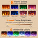 Modern 1500W Electric Fireplace Insert with Multi Flame Colors and Remote Control - Monsta Online