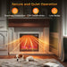 Modern 1500W Electric Fireplace Insert with Multi Flame Colors and Remote Control - Monsta Online