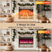 Modern 1500W Electric Fireplace Insert with Multi Flame Colors and Remote Control - Monsta Online