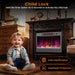 23 Inch Recessed Electric Fireplace Insert 1500W with Remote Control - Monsta Online