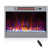 23 Inch Recessed Electric Fireplace Insert 1500W with Remote Control - Monsta Online