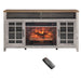 55 Inch Modern Electric Fireplace TV Stand with Storage Cabinets Gray Wash - Monsta Online