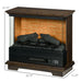 26 Inch Rustic Brown Freestanding Electric Fireplace with Remote - Monsta Online