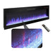 60 Inch Electric Fireplace Heater Wall Mounted and Recessed with Remote Control - Monsta Online