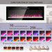 60 Inch Electric Fireplace Heater Wall Mounted and Recessed with Remote Control - Monsta Online