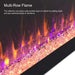60 Inch Electric Fireplace Heater Wall Mounted and Recessed with Remote Control - Monsta Online