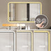 4ft Black Frame Vanity Mirror with LED Lights Aluminum Frame and Defogging - Monsta Online