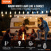 50FT LED Christmas Outdoor String Lights Waterproof Patio Café Lights with 15 Bulbs - Monsta Online