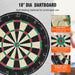 Wooden Dartboard Cabinet Set with Scoreboard and Steel Tip Darts - Monsta Online