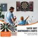 Digital Dartboard Cabinet Set with LED Display and Complete Accessories - Monsta Online