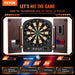 Digital Dartboard Cabinet Set with LED Display and Complete Accessories - Monsta Online