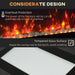 41 Inch Electric Fireplace Insert Wall Mountable with 7 Flame Colors and Remote - Monsta Online