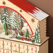 Wooden Christmas Advent Calendar House with LED Lights and 24 Drawers - Monsta Online
