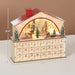 Wooden Christmas Advent Calendar House with LED Lights and 24 Drawers - Monsta Online