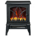 18 Inch Black Electric Fireplace Compact Heater with Adjustable Power - Monsta Online