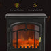 22 Inch Black Freestanding Electric Fireplace Stove with Adjustable Heat - Monsta Online