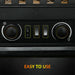 22 Inch Black Freestanding Electric Fireplace Stove with Adjustable Heat - Monsta Online