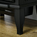 22 Inch Black Freestanding Electric Fireplace Stove with Adjustable Heat - Monsta Online