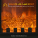 22 Inch Black Freestanding Electric Fireplace Stove with Adjustable Heat - Monsta Online